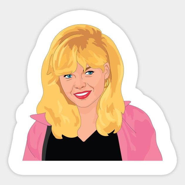 Michelle pfeiffer Grease 2 Sticker by FemCards